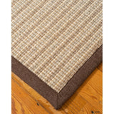 Natural Area Rugs 100 Percent Natural Fiber, Hand Loomed Windsor Multi-Color Wool Jute Rug