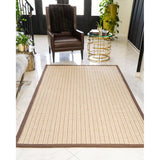 Natural Area Rugs 100 Percent Natural Fiber, Hand Loomed Windsor Multi-Color Wool Jute Rug