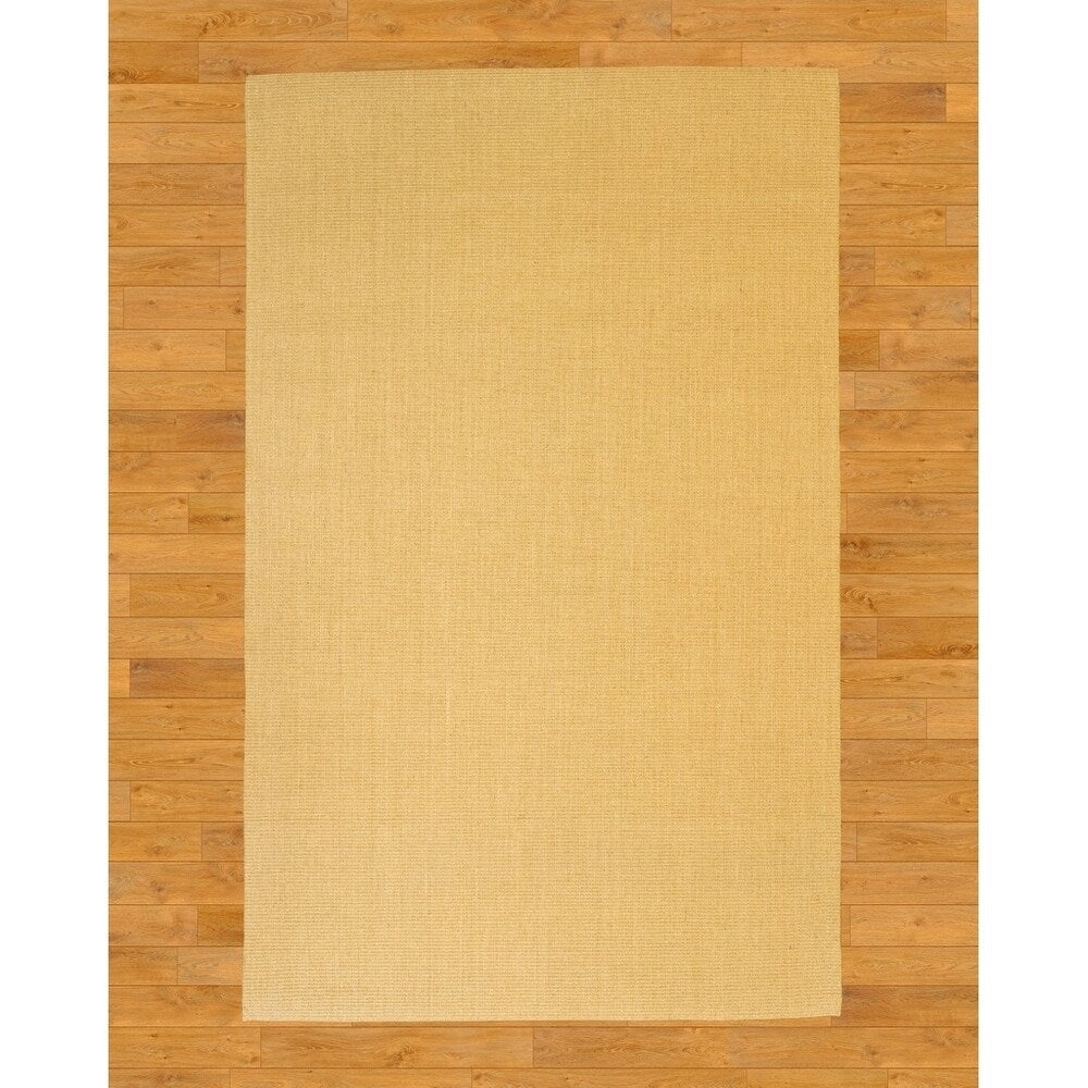 Natural Area Rugs 100 Percent Natural Fiber, Handmade Katana Beige Sisal Rug