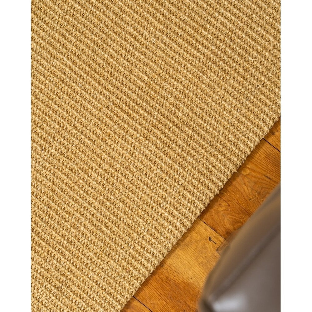 Natural Area Rugs 100 Percent Natural Fiber, Handmade Katana Beige Sisal Rug