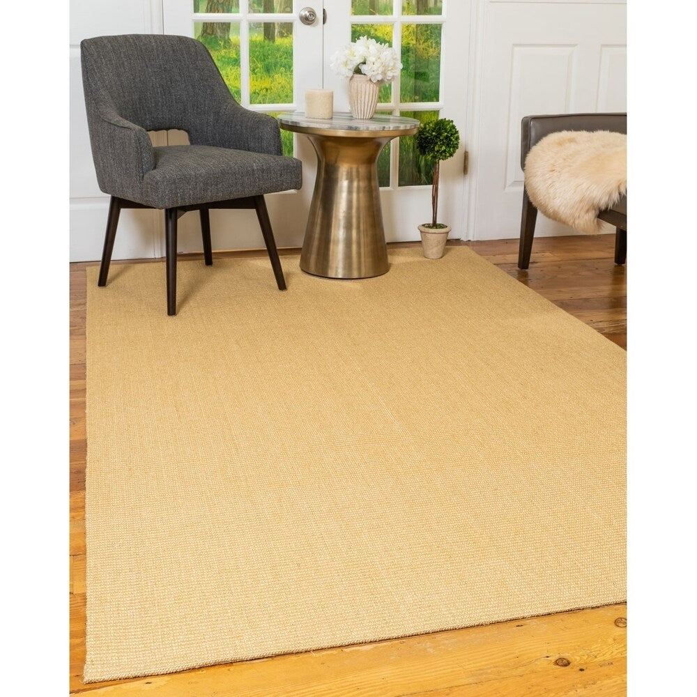 Natural Area Rugs 100 Percent Natural Fiber, Handmade Katana Beige Sisal Rug