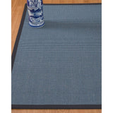 Natural Area Rugs, 5' Round, 100% Natural Fiber Pharaoh, Sisal Blue,Handmade - 5' x 5' Round