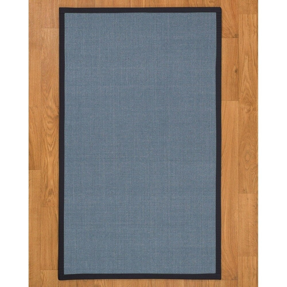 Natural Area Rugs, 5' Round, 100% Natural Fiber Pharaoh, Sisal Blue,Handmade - 5' x 5' Round