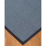 Natural Area Rugs, 5' Round, 100% Natural Fiber Pharaoh, Sisal Blue,Handmade - 5' x 5' Round