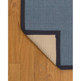 Natural Area Rugs, 5' Round, 100% Natural Fiber Pharaoh, Sisal Blue,Handmade - 5' x 5' Round