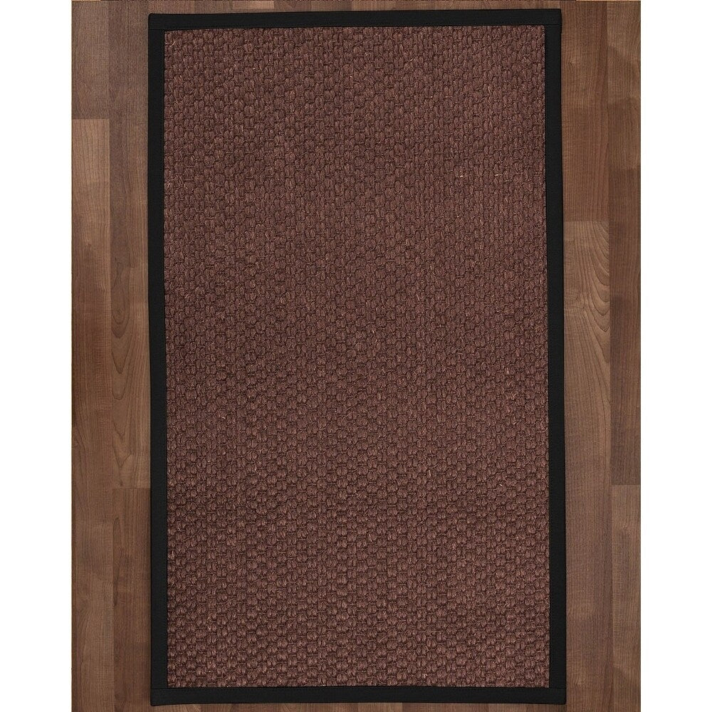 Natural Area Rugs, 7' Round, 100% Natural Fiber Triton, Sisal Brown,Handmade - 7' x 7' Round