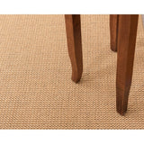 Natural Area Rugs, 8' Round, 100% Natural Fiber Benedict, Sisal Beige/Multi,Handmade,Stone Extra Wide Border - 8' x 8' Round