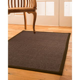 NaturalAreaRugs Alma Custom Sisal Rugs (5' by 8') Fudge Border - 5' x 8'
