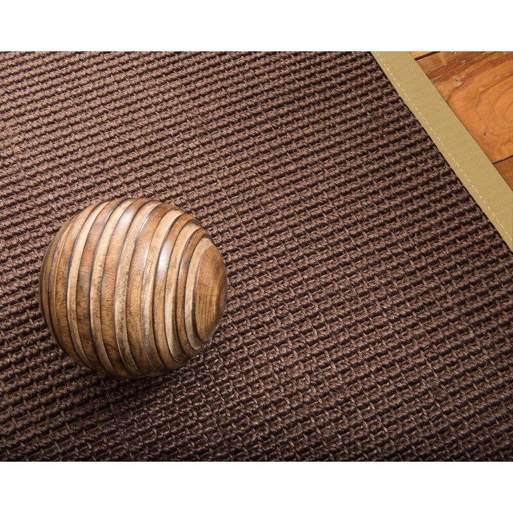 NaturalAreaRugs Alma Custom Sisal Rugs (5' by 8') Sage Border - 5' x 8'
