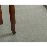 NaturalAreaRugs Barton Sisal Area Rug Hand-Woven Marine Border (6' x 9') - 6' x 9'