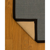 NaturalAreaRugs Cortona Custom Sisal (4' x 6') Black Border - 4' x 6'