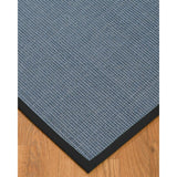 NaturalAreaRugs Cortona Custom Sisal (4' x 6') Black Border - 4' x 6'