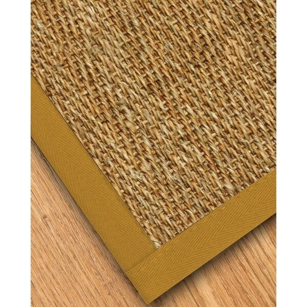 NaturalAreaRugs Everest Custom Mountain Grass Rug (5' x 8') Tan Border - 5' x 8'