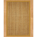 NaturalAreaRugs Everest Custom Mountain Grass Rug (5' x 8') Tan Border - 5' x 8'