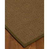 NaturalAreaRugs Habitat Sisal Area Rug Hand-Woven Malt Border (8' x 10') - 8' x 10'