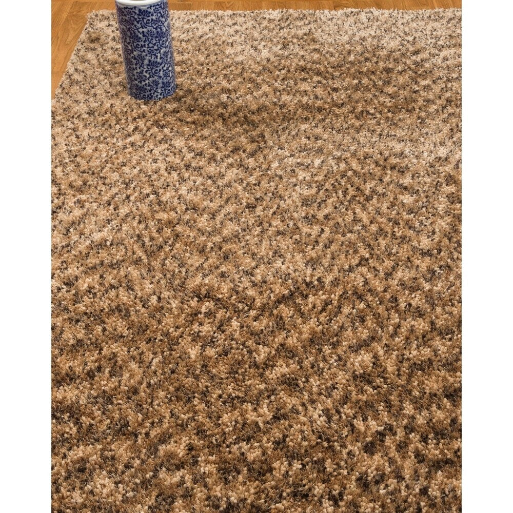 Natural Area Rugs Shag Maldives Polyester (6'X9') Rectangle Rug Honey - 6' x 9'