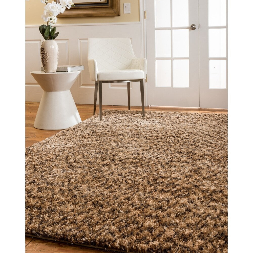 Natural Area Rugs Shag Maldives Polyester (6'X9') Rectangle Rug Honey - 6' x 9'