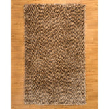 Natural Area Rugs Shag Maldives Polyester (6'X9') Rectangle Rug Honey - 6' x 9'