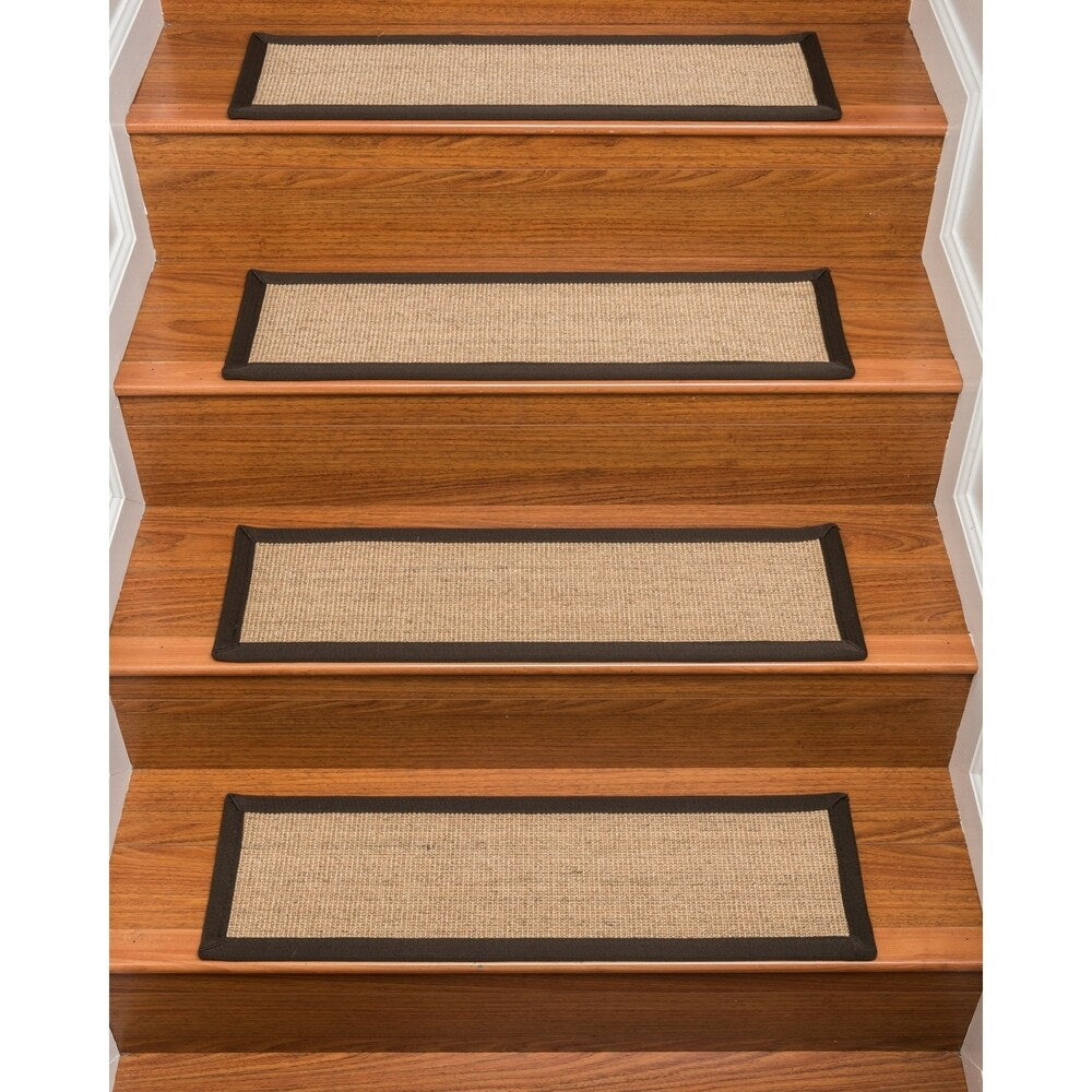 Natural Area Rugs Montreal Sisal Carpet Stair Treads (Set of 13) - 13PC (9" x 29")