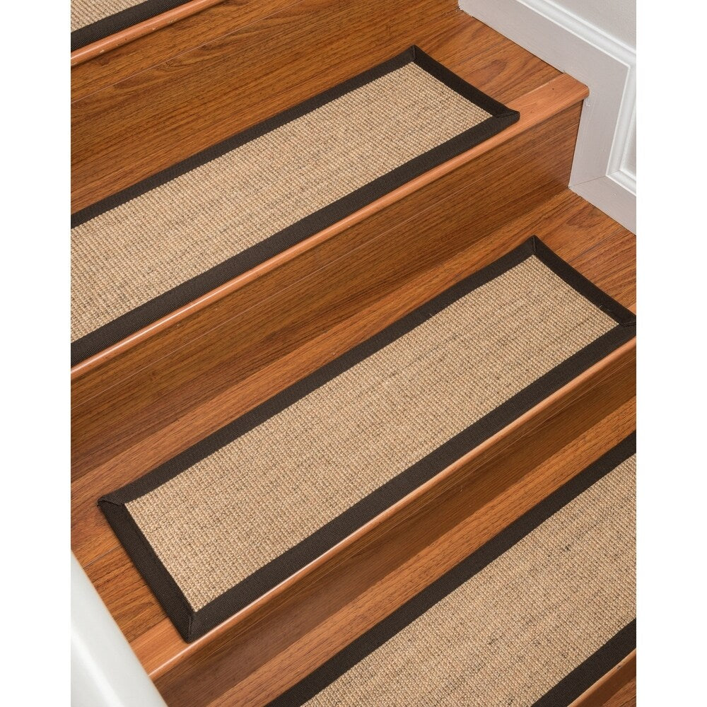 Natural Area Rugs Montreal Sisal Carpet Stair Treads (Set of 13) - 13PC (9" x 29")