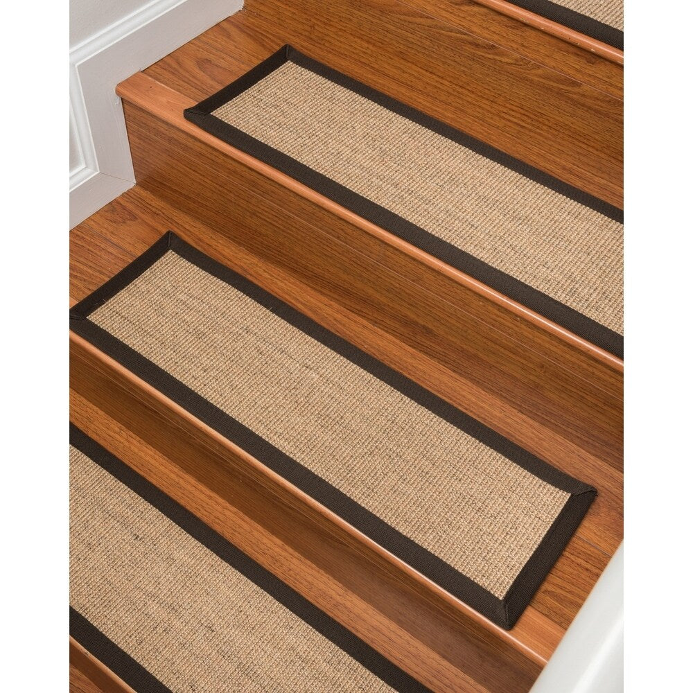 Natural Area Rugs Montreal Sisal Carpet Stair Treads (Set of 13) - 13PC (9" x 29")