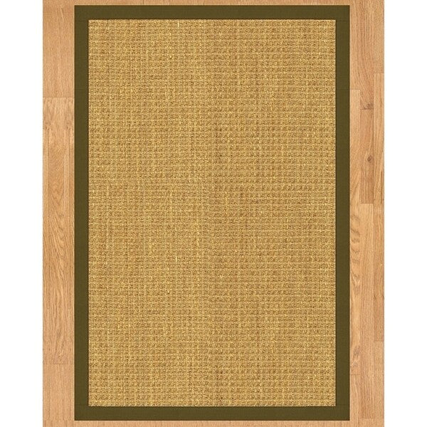 Natural Area Rugs, Rectangle (12X15'), 100% Natural Fiber Montes, Seagrass Brown,Handmade - 12' x 15'