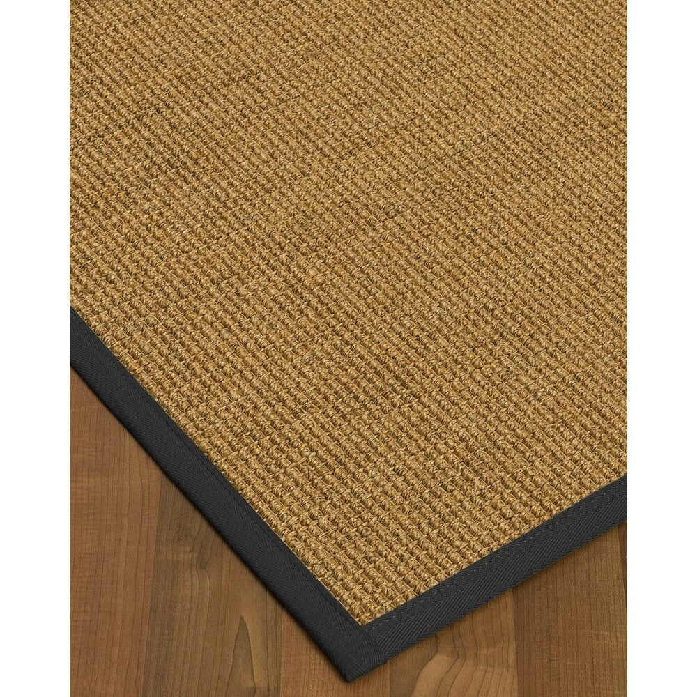 Natural Area Rugs, Rectangle (2'6"X14'), 100% Natural Fiber South Beach, Sisal Gold/Multi,Handmade - 2'6" x 14'