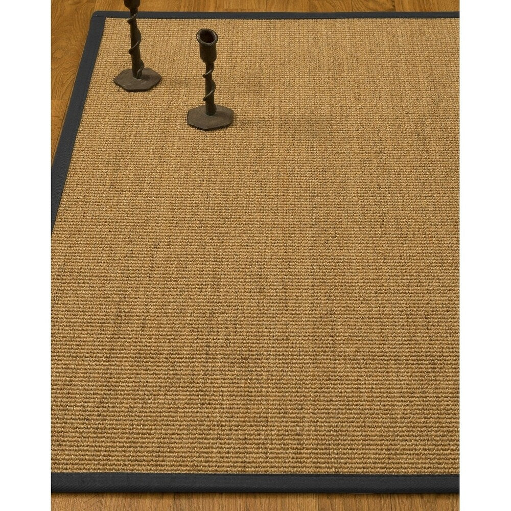 Natural Area Rugs, Rectangle (2'6"X14'), 100% Natural Fiber South Beach, Sisal Gold/Multi,Handmade - 2'6" x 14'