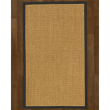 Natural Area Rugs, Rectangle (2'6"X14'), 100% Natural Fiber South Beach, Sisal Gold/Multi,Handmade - 2'6" x 14'