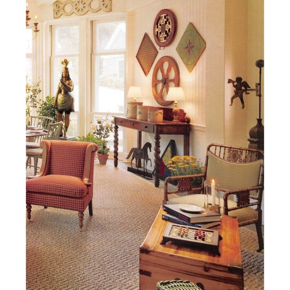 NaturalAreaRugs Shanghai Sisal Area Rug (4' by 6') Sand Border - 4' x 6'
