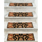 Natural Area Rugs Sydney Black Polypropylene Stair Treads (Set of 13) - 13PC (9" x 29")