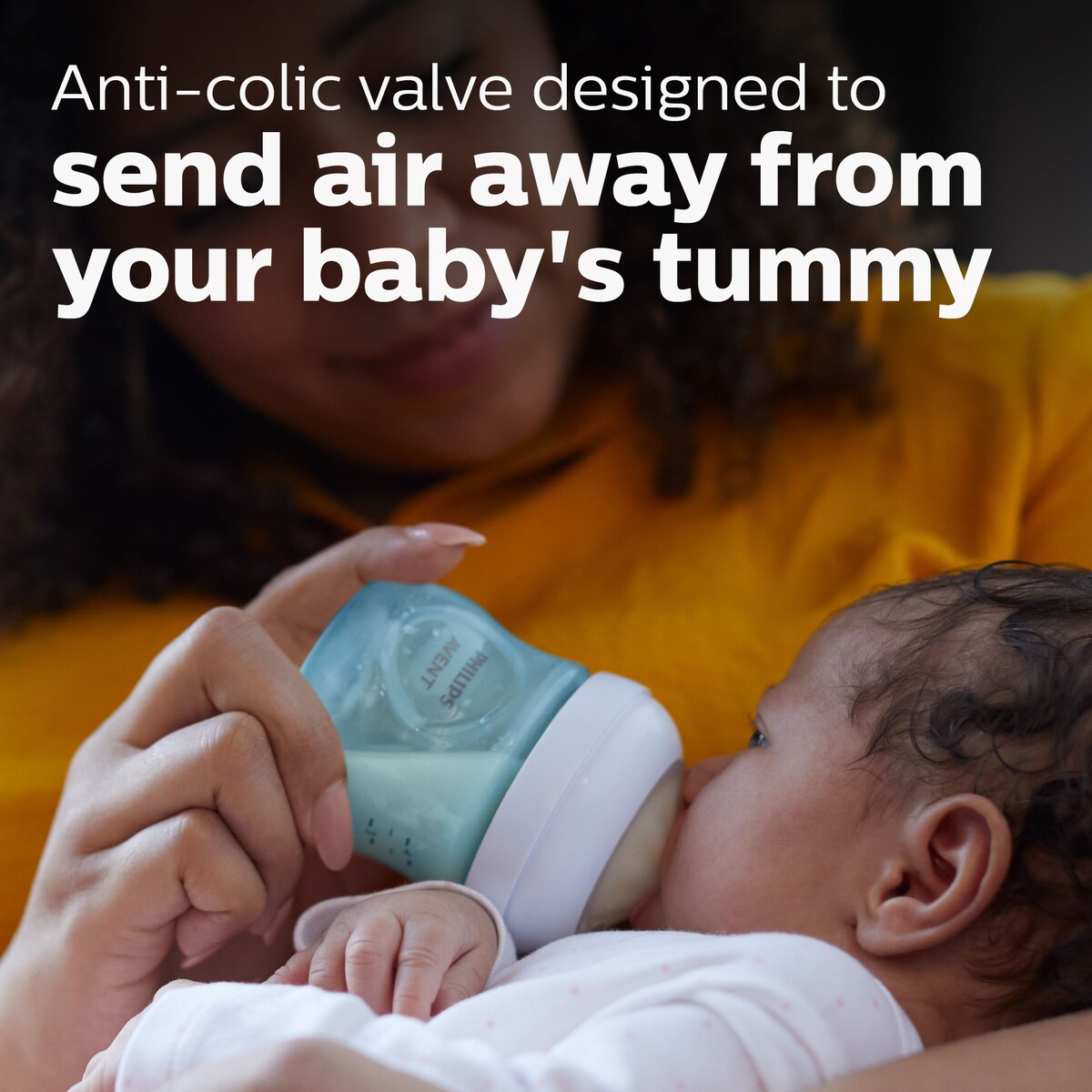 Natural Baby Bottle with Natural Response Nipple in Blue 3 Pack