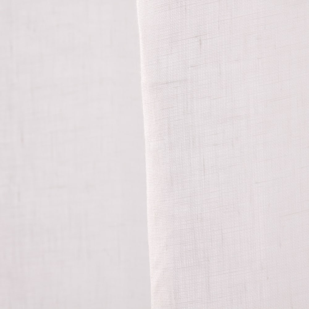 Natural Cotton Linen Shower Curtain