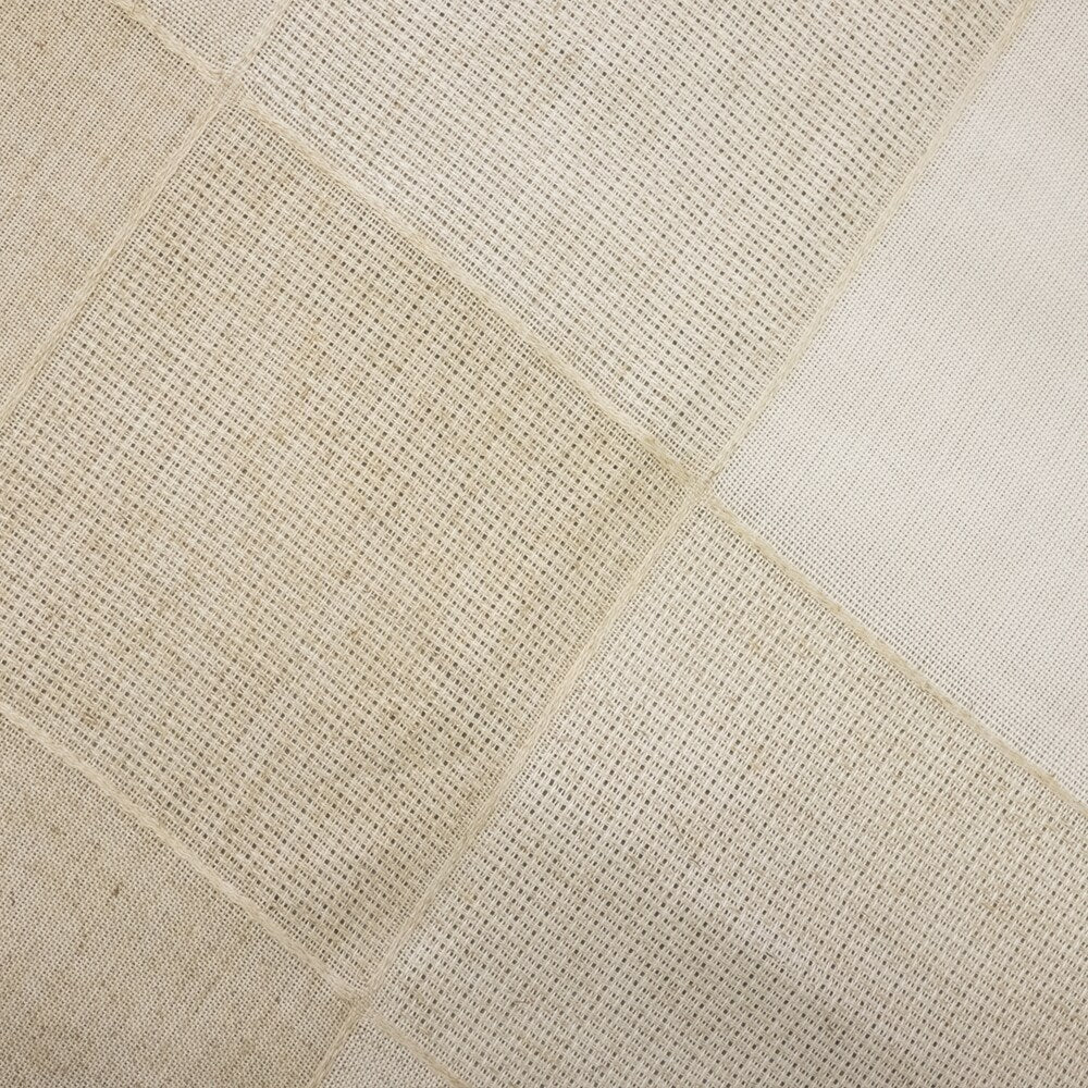 Natural Tan/Off-white Faux Linen 60-inch x 84-inch Tablecloth
