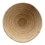 Natural Hand-Woven Cane Bowls, Set of 4