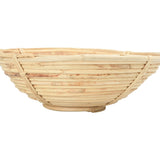 Natural Hand-Woven Cane Bowls, Set of 4