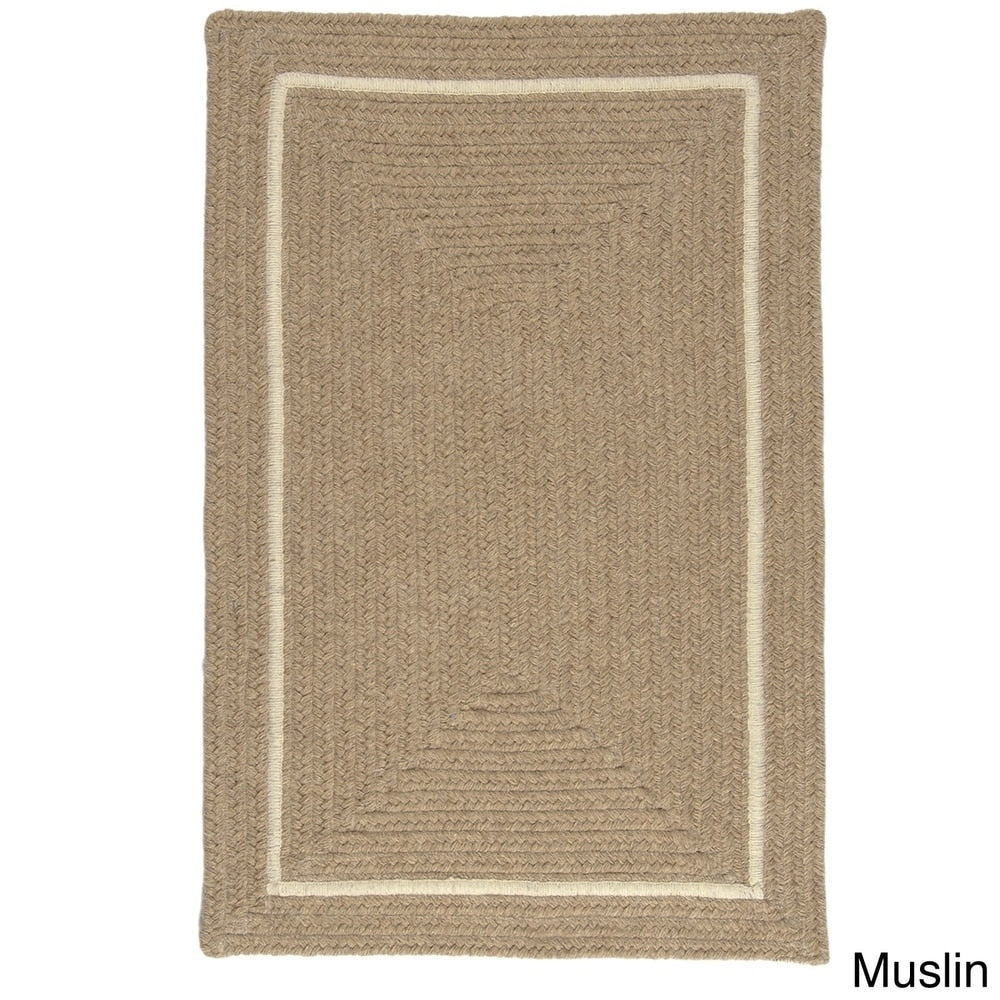 Natural Life Dye-free Braided Reversible Rug