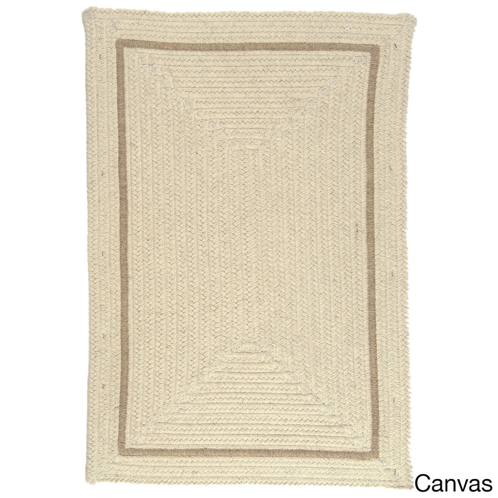 Natural Life Dye-free Braided Reversible Rug