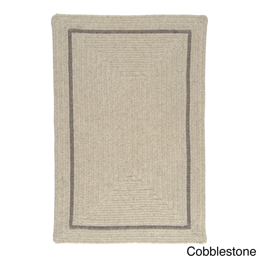 Natural Life Dye-free Braided Reversible Rug