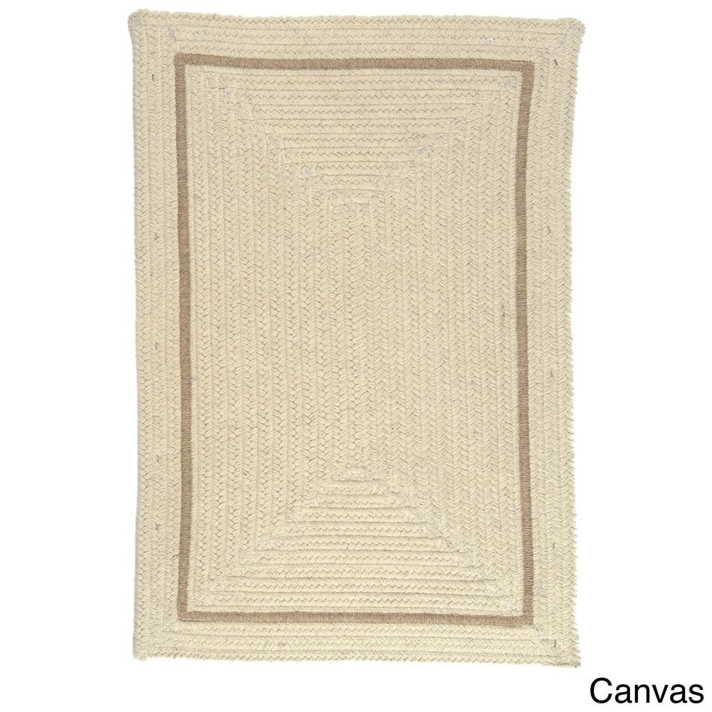Natural Life Dye-free Braided Reversible Rug