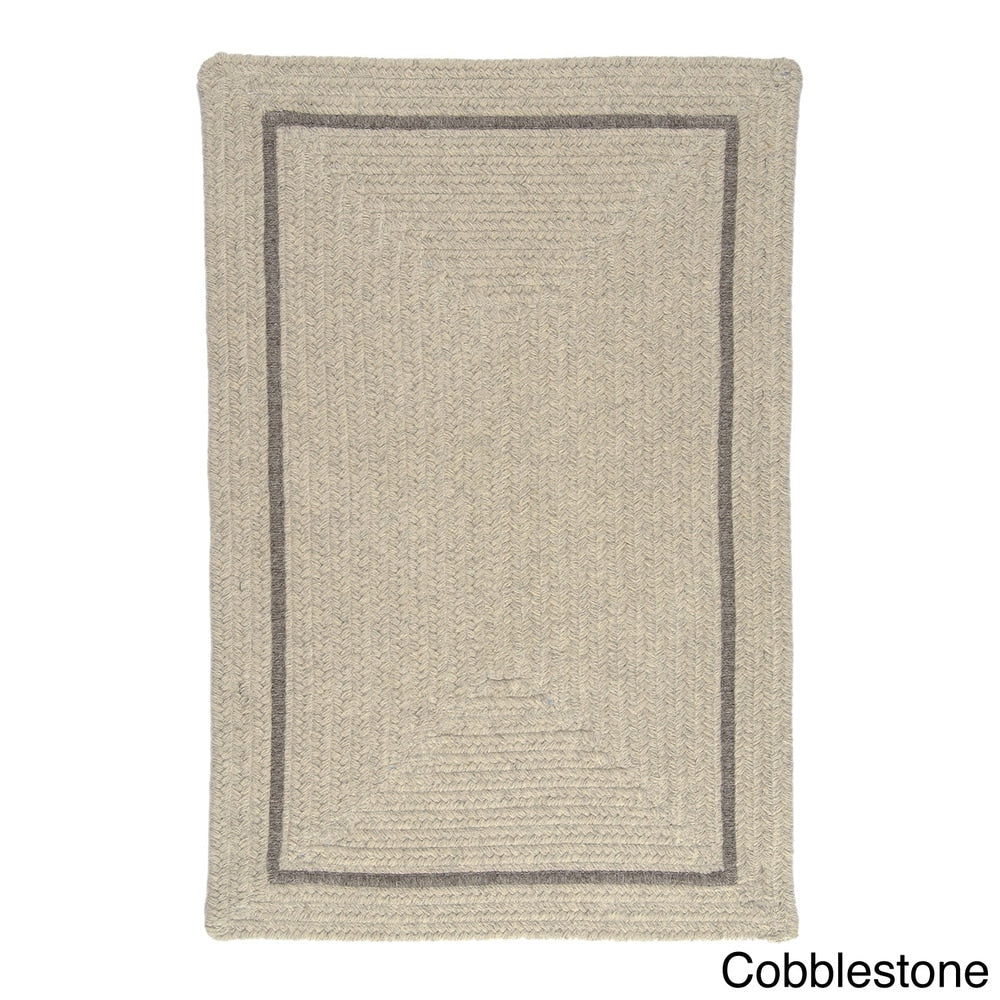Natural Life Dye-free Braided Reversible Rug