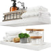 Natural Wood Floating Shelves Set of 2