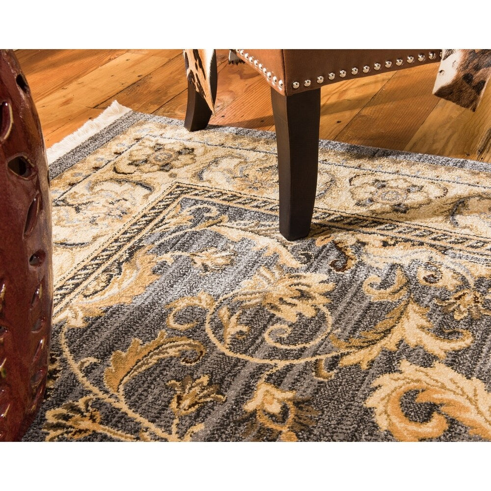 Natural Area Rugs Vintage Oriental Bali Polypropylene Rectangle Rug (5'X8') Gold - 5' x 8'