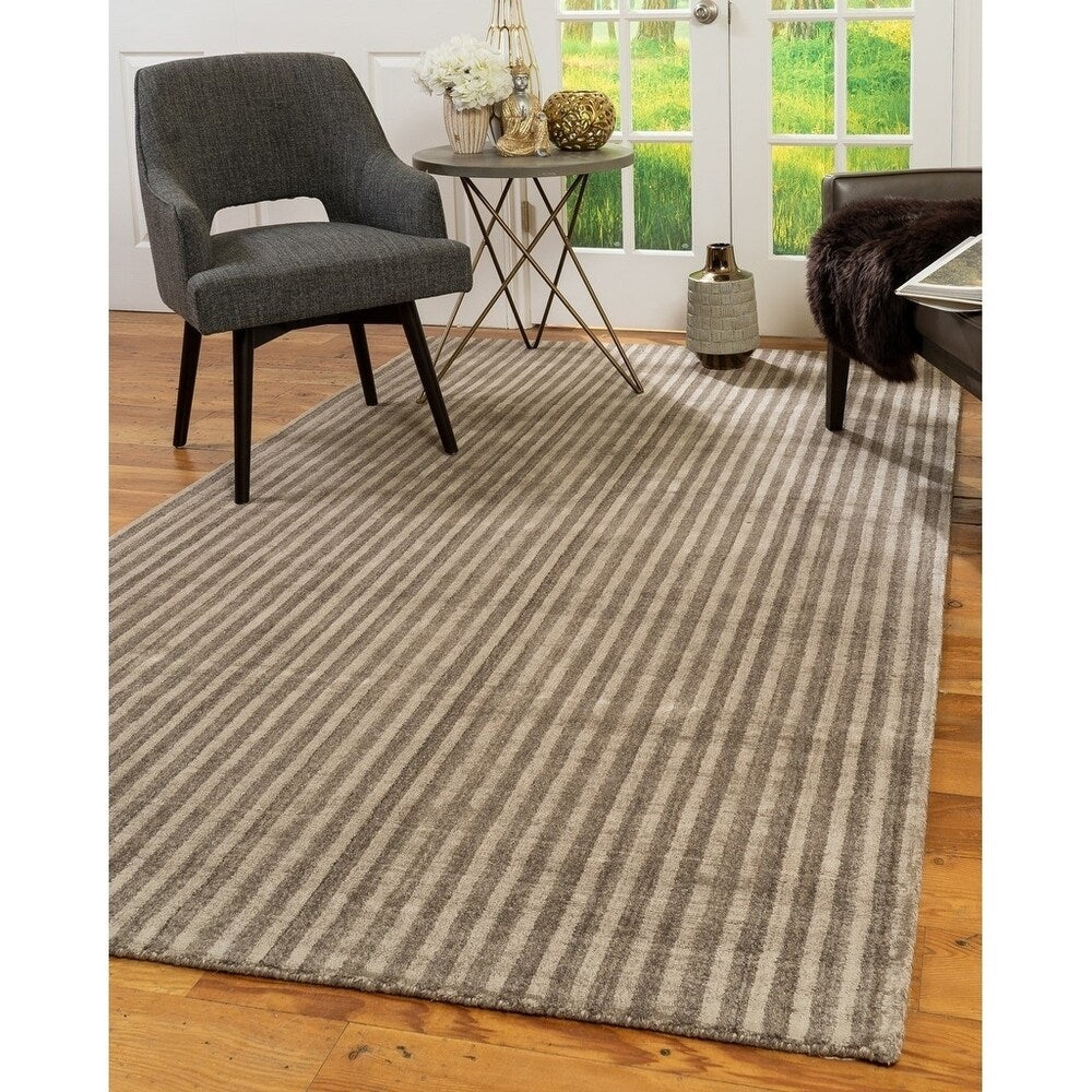 NaturalAreaRugs Benito Area Rug 100% Natural Wool Hand-Woven, 9' x 12' - 9' x 12'