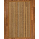 NaturalAreaRugs Boardwalk Sisal Area Rug, 4' x 12' Sienna Border - 4' x 12'