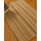 NaturalAreaRugs Carmela Custom Sisal 2' 6" x 14' Sienna Border - 2'6" x 14'