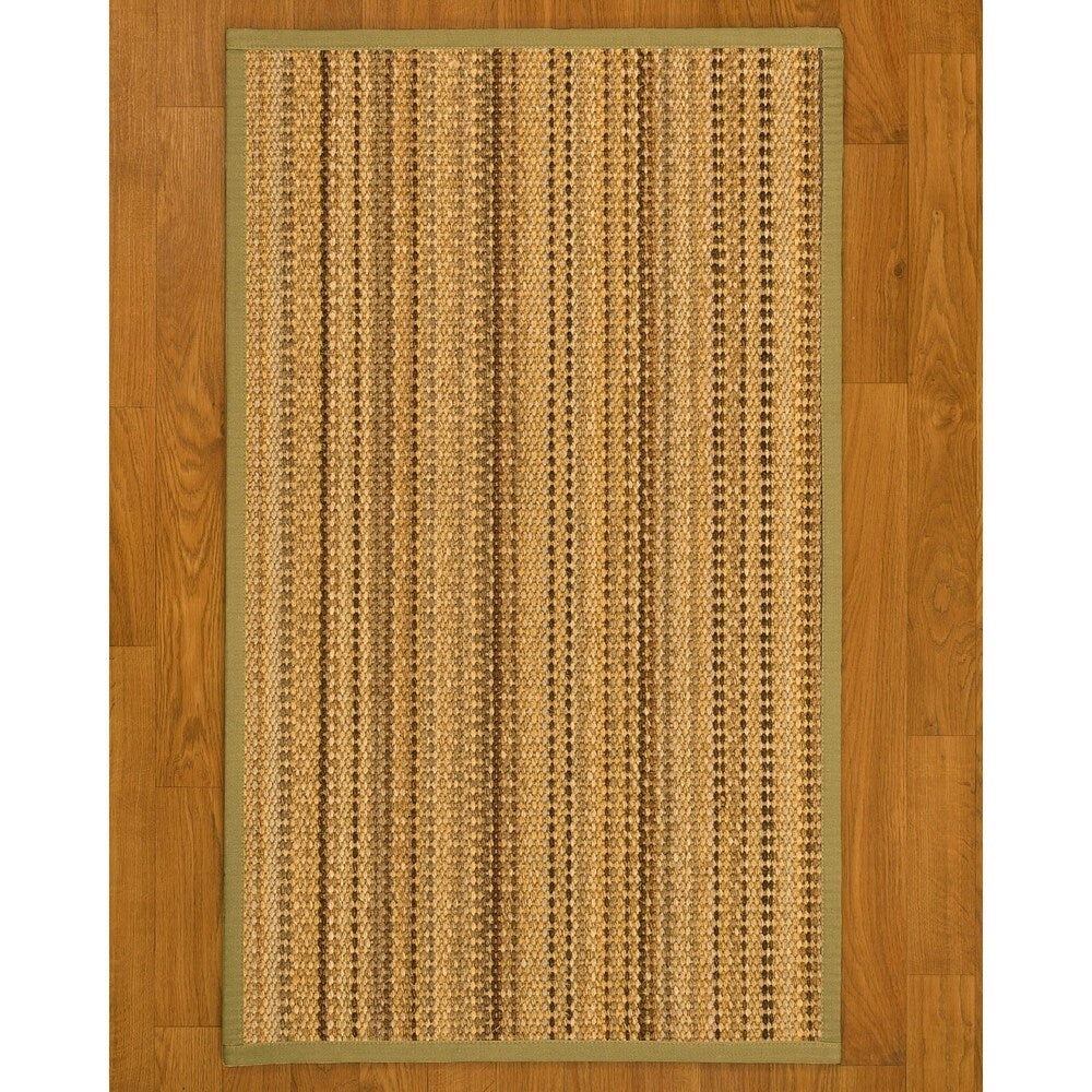 NaturalAreaRugs Carmela Custom Sisal 5' x 7' Natural Border - 5' x 7'