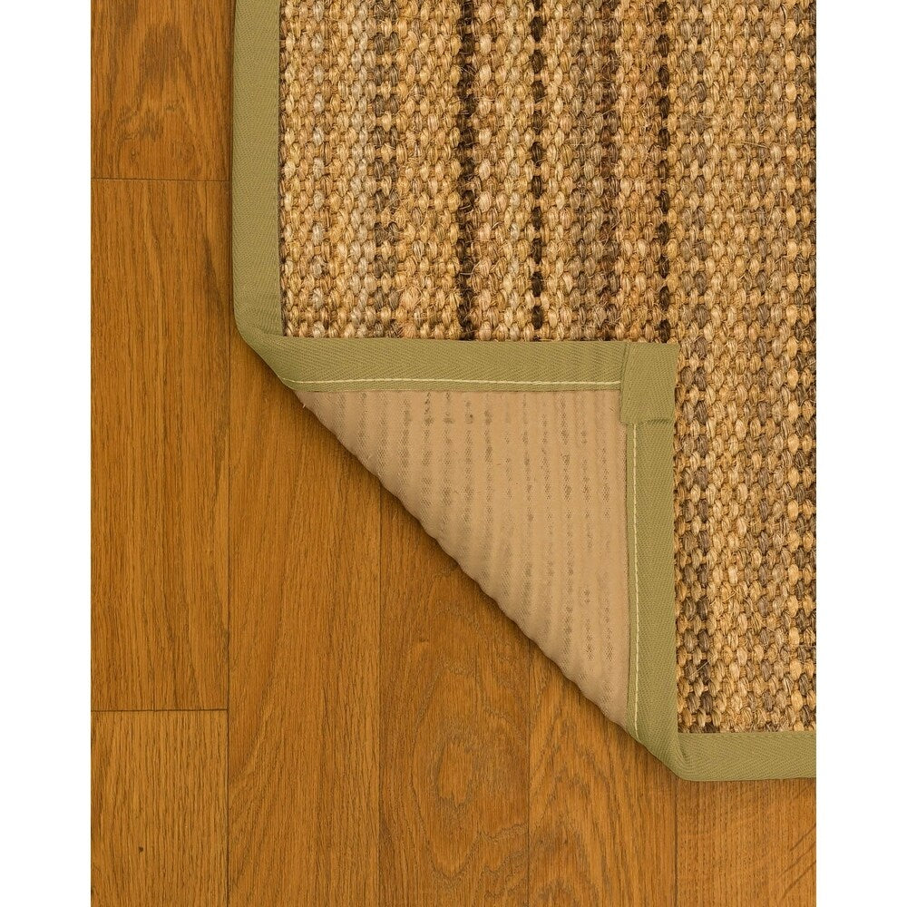 NaturalAreaRugs Carmela Custom Sisal 5' x 7' Natural Border - 5' x 7'