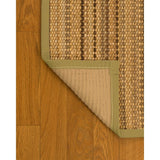 NaturalAreaRugs Carmela Custom Sisal 5' x 7' Natural Border - 5' x 7'