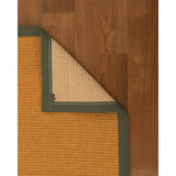 NaturalAreaRugs Davlin Custom Sisal Rug 2' 6" x 14' Fossil Border - 2'6" x 14'